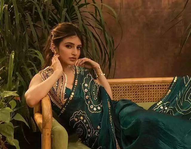 Sreeleela Looks Chic in a Stunning Green Saree